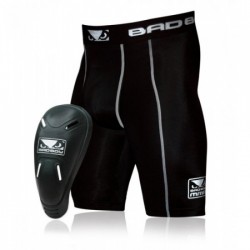 Компресійні шорти з черепашкою Bad Boy Black S