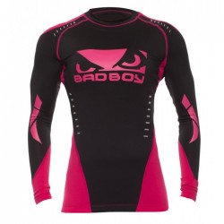 Жіночий Рашгард з довгим рукавом Bad Boy Sphere Black/Pink L