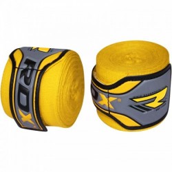 Бинти боксерські RDX Fibra Yellow 4.5m