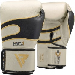 Рукавички боксерські RDX Leather Pearl White 14 ун.