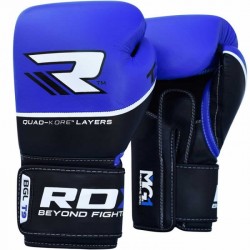 Рукавички боксерські RDX Quad Kore Blue 10 ун.