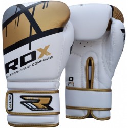 Рукавички боксерські RDX Rex Leather Gold 10 ун.