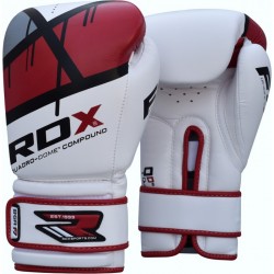 Рукавички боксерські RDX Rex Leather Red 16 ун.