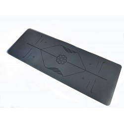 Килимок для йоги PU 183 * 68 * 04 см з розміткою