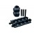 Weight cuffs CROSS adjustable 2 kg, for loads 2x2 kg, 500 gr - 8 pcs Weight cuffs CROSS adjustable 2 kg, for loads 2x2 kg, 500 gr - 8 pcs