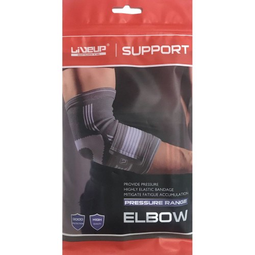  Elbow brace LiveUP ELBOW SUPPORT grey/white M-016789 - photo 1