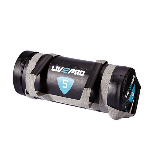  Мешок для кроссфита LivePro POWER BAG черный/серый-016839 - фото 1