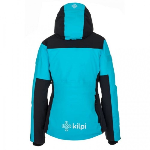  Куртка г/л Kilpi TEAM JACKET-W чорний/бірюзовий 36-18215 – фото 2