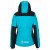 Куртка г/л Kilpi TEAM JACKET-W чорний/бірюзовий 36-18215