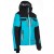 Куртка г/л Kilpi TEAM JACKET-W чорний/бірюзовий 36-18215