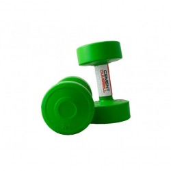 Гантели с пластиковым покрытием 2 кг CEMENT DUMBELL LS2003-2