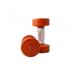 Гантели с пластиковым покрытием 1 кг CEMENT DUMBELL LS2003-1