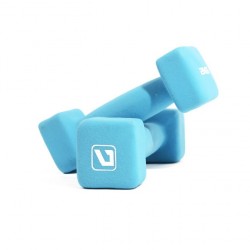 Neoprene square dumbbells 2 kg SQUARE HEAD LS2002-SQ2