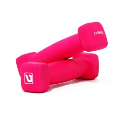 Neoprene square dumbbells 0.5 kg SQUARE HEAD LS2002-SQ05