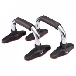 Упори для віджимання металу набір 2 шт. CHROME PUSH UP BAR LS3162