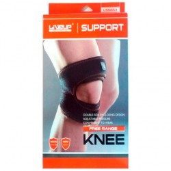 Фиксатор колена LiveUp KNEE SUPPORT Black UNI BLACK Uni