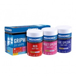 Мазь держания набор Loipe Grip Wax 3x45g