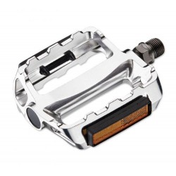 Pedal VP VP-469 9/16, BO, BS, Burnished Silver, BS, K-Mark, #8 ED Black Axle