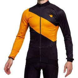 Pride Adventure warm jersey, lenght sleeve, insulated, men's, black-orange, XL