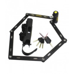 Замок складной ONGUARD REVOLVER Link Plate X4P 112см. 4 ключа + 1 с подсветкой