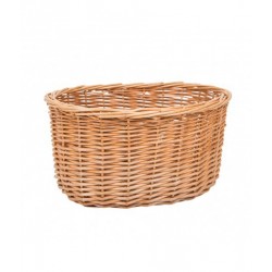 Basket Green Cycle GCB-35 rattan, medium size with quick-release handlebar mount, no handle