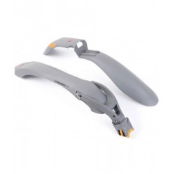 Комплект крыльев 24"-29" SIMPLA Hammer 2 SDE, SPEEDstrap быстросъемное крепление, серые с жёлтыми вставками