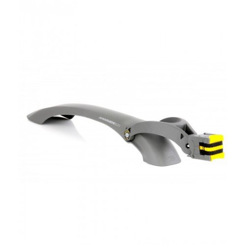  Крыло задн. 24"-29" SIMPLA Hammer 2 SDR SPEEDstrap быстросъемное крепление, титановое с жёлтыми вставками - фото 1