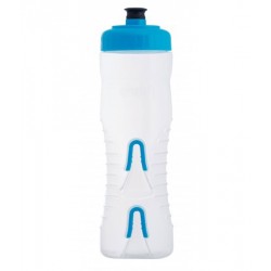 Flask 0,75 Fabric CAGELESS BOTTLE, CLL (transparent with blue)
