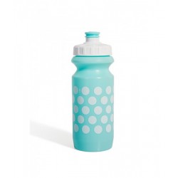 Фляга 600ml Green Cycle Polka Dot с Big Flow valve, LDPE light blue nipple/white matt cap/ light blue matt bottle