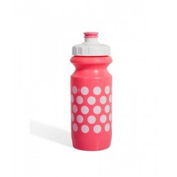 Фляга 600ml Green Cycle Polka Dot с Big Flow valve, LDPE light pink nipple/ white matt cap/light pink matt bottle