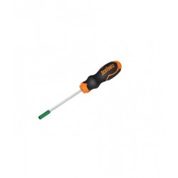 Ключ ICE TOOLZ 12B3 д/спиць (квадратний) 5mm+DIN3.2mm із пласт. рукояткою