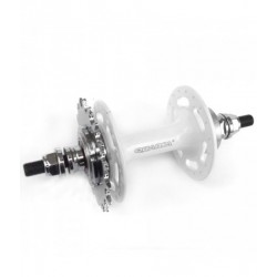 Втулка задн. Quando KT-DP6R 32H, nut 175mm 1ск. для фікс, на гайках алюміній білий