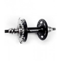 Втулка задн. Quando KT-DP6R 36H, nut 175mm 1ск. для фікс, на гайках алюміній чорний.