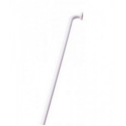 Спица стальная 285mm 14G CN с хромир. нип. 16мм белая (100шт)