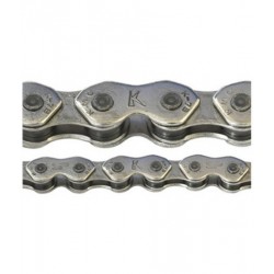 Chain ind. 100 stars 1/2x1/8 KMC K710 silver/silver