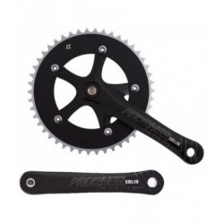 Комплект шатунів PROWHEEL SINGLE Solid-246T-F-1 46T 175mm black