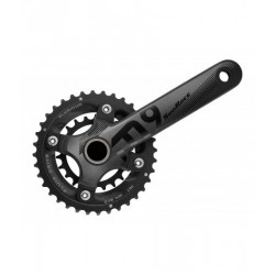 Шатун SUN RACE M966 36-22T, 9S, під порожнисту вісь, L175mm, в комплекті каретка BBM97