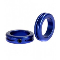 Замок на грипсы STOLEN Lock Sand-blasted Dark Blue