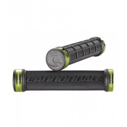 Грипсы Cannondale DC Dual Lock-On черные с зеленым