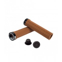 Грипси Green Cycle GC-G210 130mm коричневі з одним чорним замком