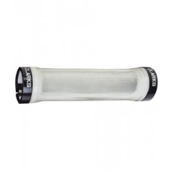 Грипсы Green Cycle GC-G309 130mm прозрачный c двумя черными замками