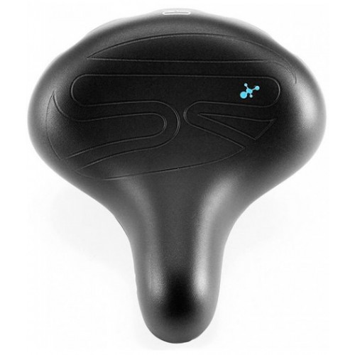  Saddle Selle Royal Premium DRIFTER MEDIUM, Royalgel, Strengtex padding, 251x221mm, 995g, chrome rails and springs, unisex, black - photo 1
