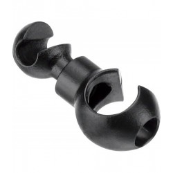 Hook for fastening shirt JAGWIRE CHA122 rotatable under E-shift + brake - Black (4 pcs.)