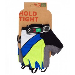 Green Cycle NC-2505-2015 MTB Gel fingerless gloves green-blue