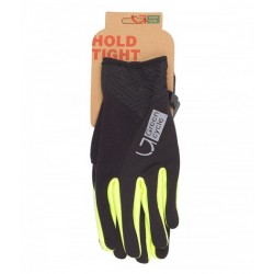 Перчатки Green Cycle NC-2581-2015 WindStop с закрытыми пальцами черно-зеленые