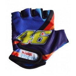 Перчатки детские Kiddimoto Heroes, Valentino Rossi  на возраст 4-7 лет