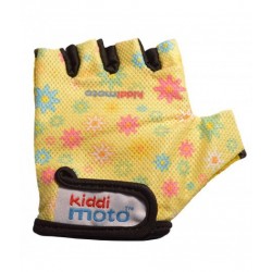 Перчатки детские Kiddimoto жёлтые с цветами, на возраст 2-4 года