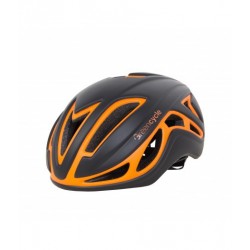 Helmet Green Cycle Jet for road / triathlon and time trials black-orange matt