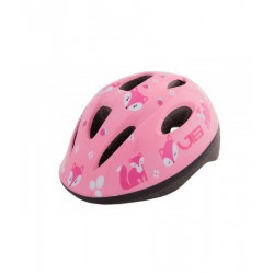 Children's helmet Green Cycle Foxy pink/raspberry/white lacquer
