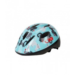 Children's helmet Green Cycle Kitty mint